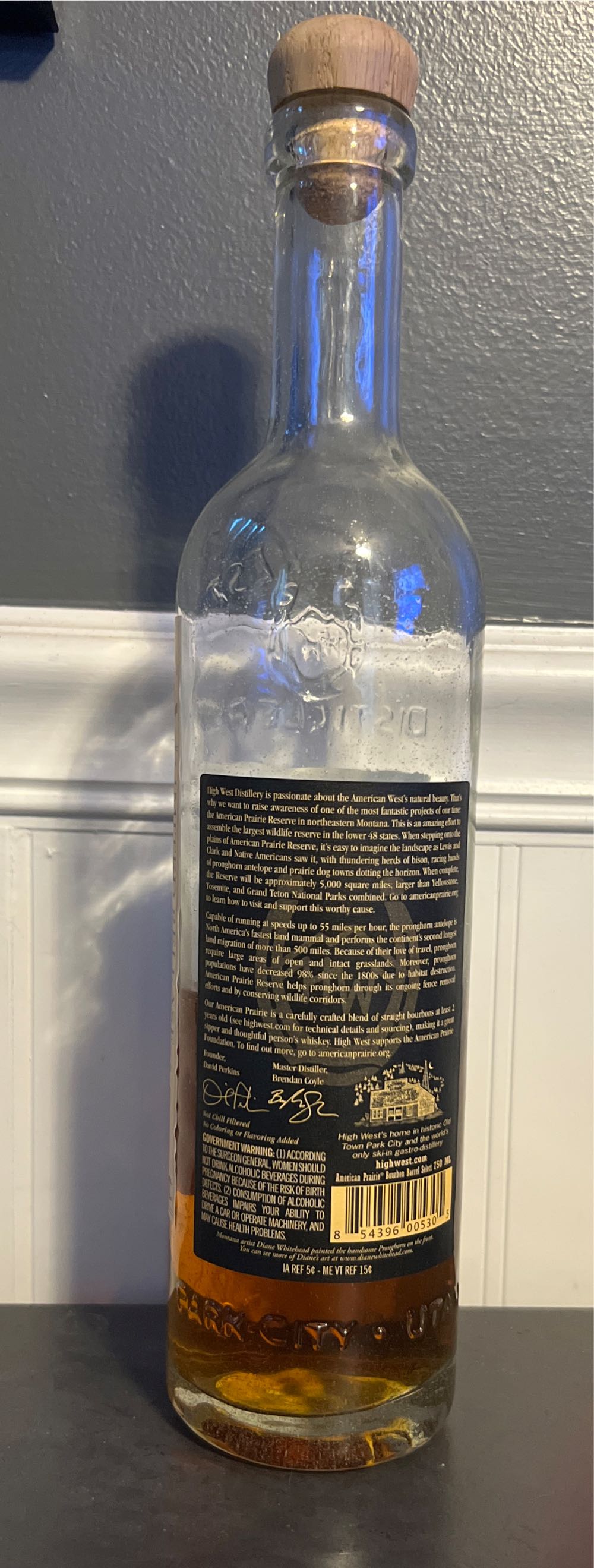 High West (Manhattan) - High West Distillery (750 mL) alcohol collectible [Barcode 854396005305] - Main Image 3