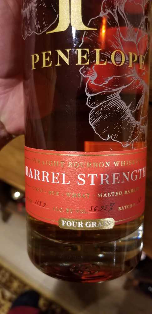 Penelope - Four Grain - Barrel Strength - Penelope Bottling Company (750 mL) alcohol collectible [Barcode 860000348218] - Main Image 3
