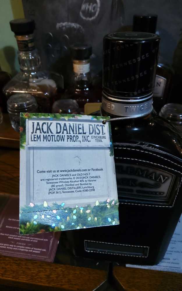 Gentleman Jack Leather Whap 750 ML 2010 - Jack Daniels Distillery (750 mL) alcohol collectible - Main Image 4