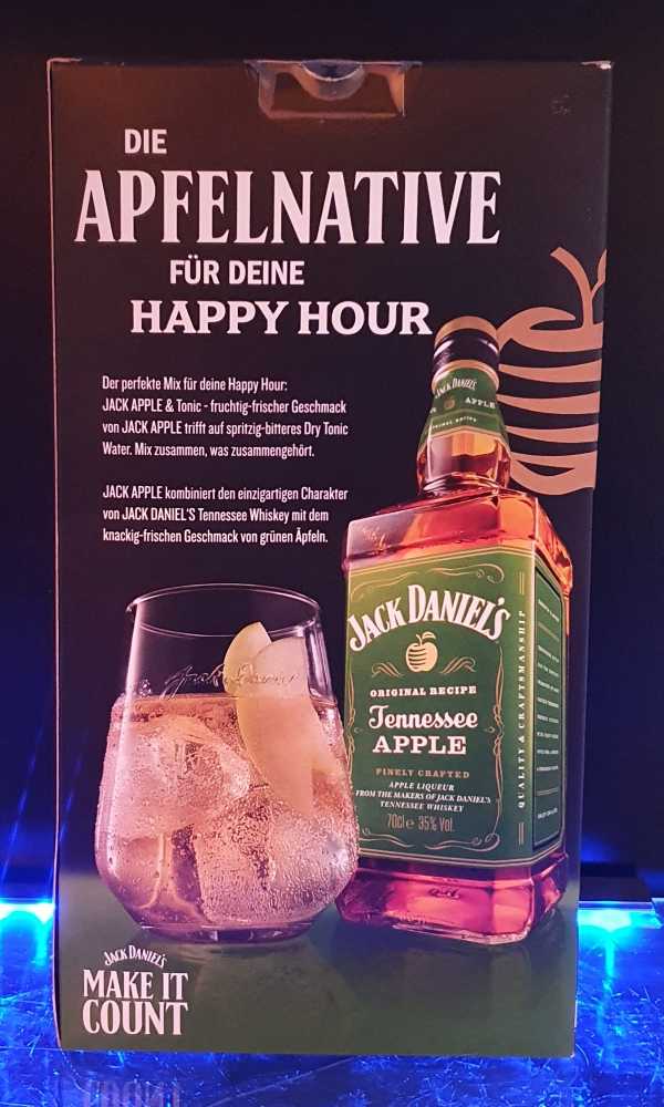 Apple & Schweppes Tonic Flasche - Jack Daniels Distillery (700 mL) alcohol collectible [Barcode 5099873221839] - Main Image 4