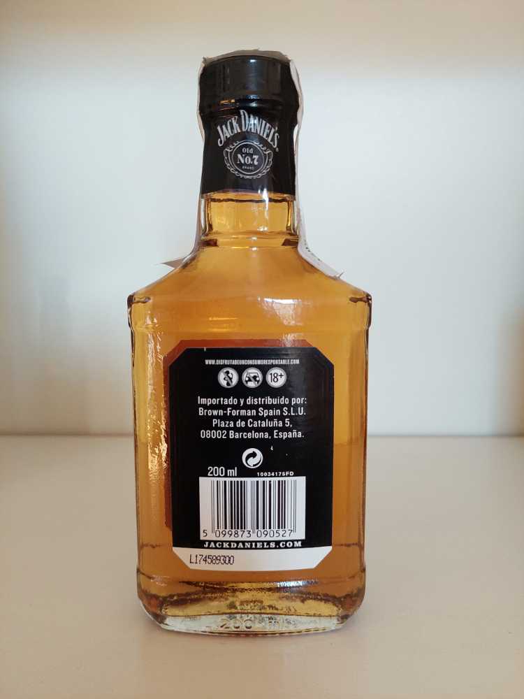 Black Label  (200 mL) alcohol collectible - Main Image 2