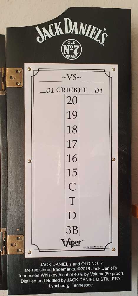 Cabinet Dartboard - Jack Daniels Distillery alcohol collectible - Main Image 3