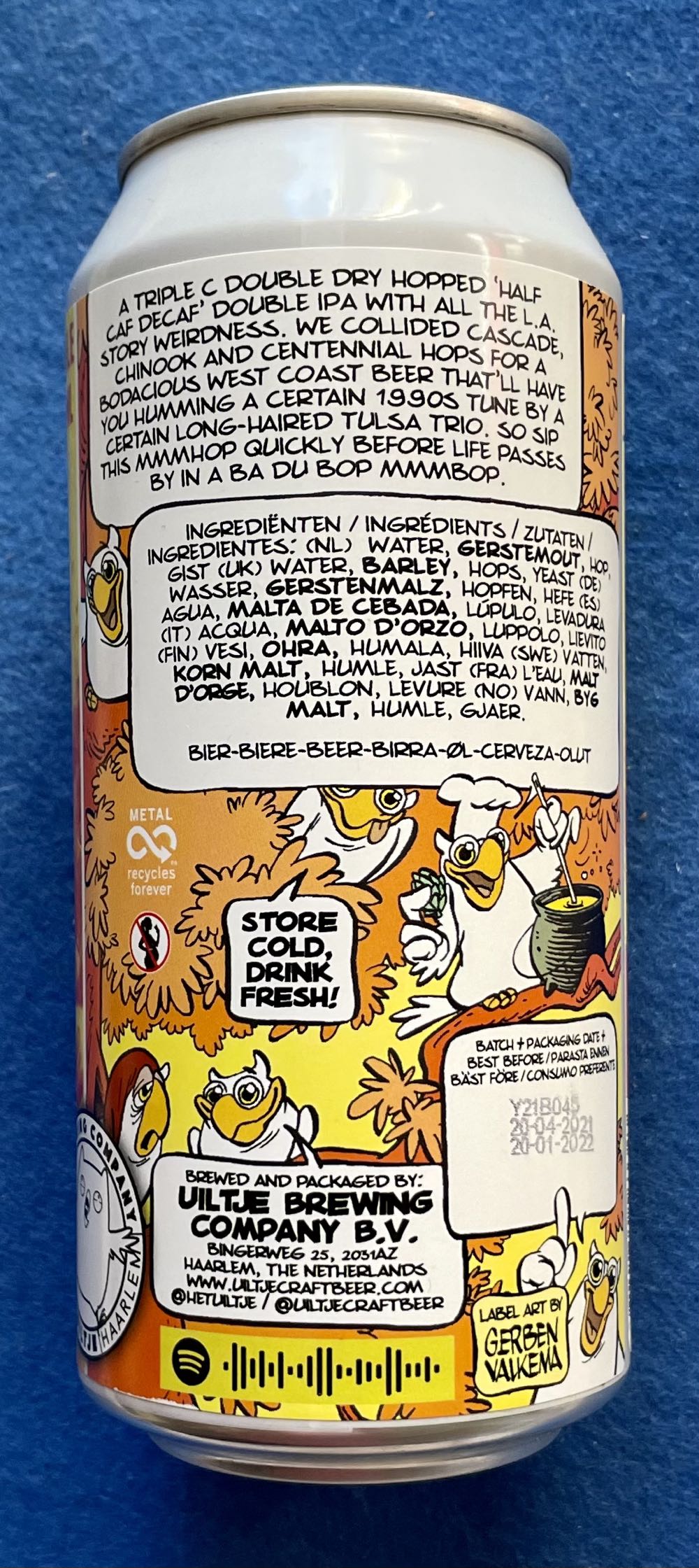 Mmm Hop - Uiltje Brewing Company (440 mL) alcohol collectible [Barcode 8720254563343] - Main Image 2