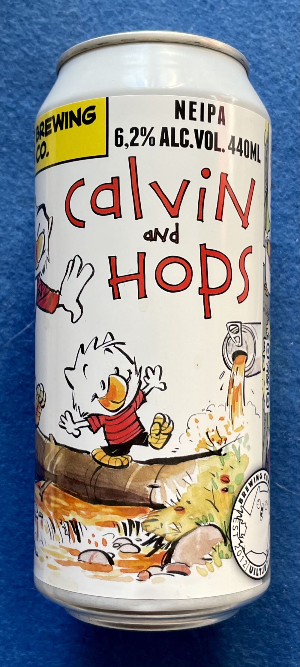 Calvin And Hops - Uiltje Brewing Company (440 mL) alcohol collectible [Barcode 8720254563589] - Main Image 4
