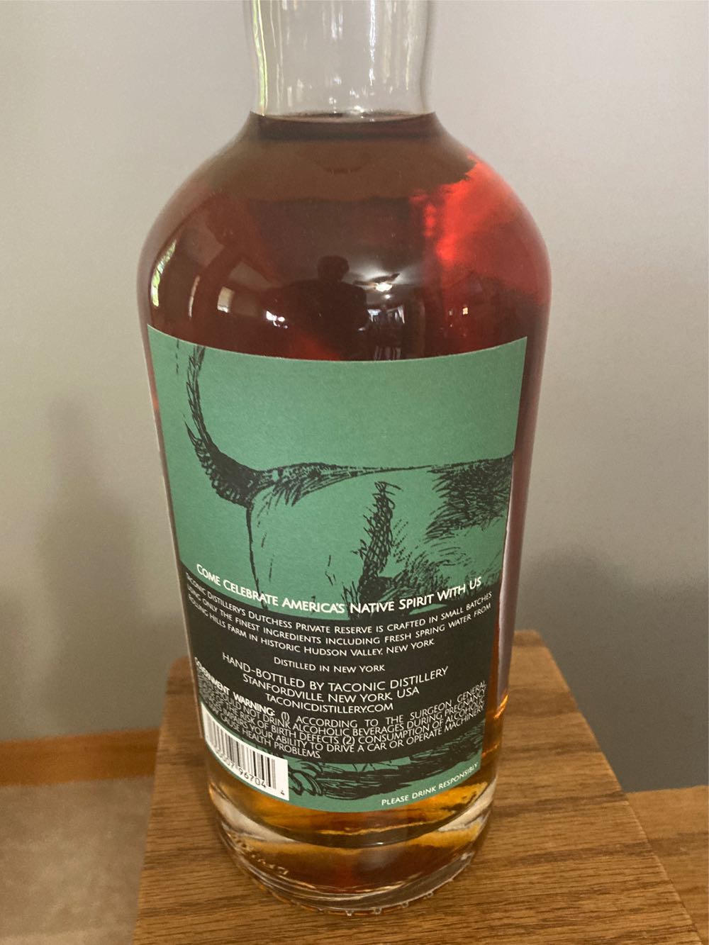 Taconic Straight Bourbon Whiskey - Taconic Distillery (750 mL) alcohol collectible [Barcode 100007967044] - Main Image 3