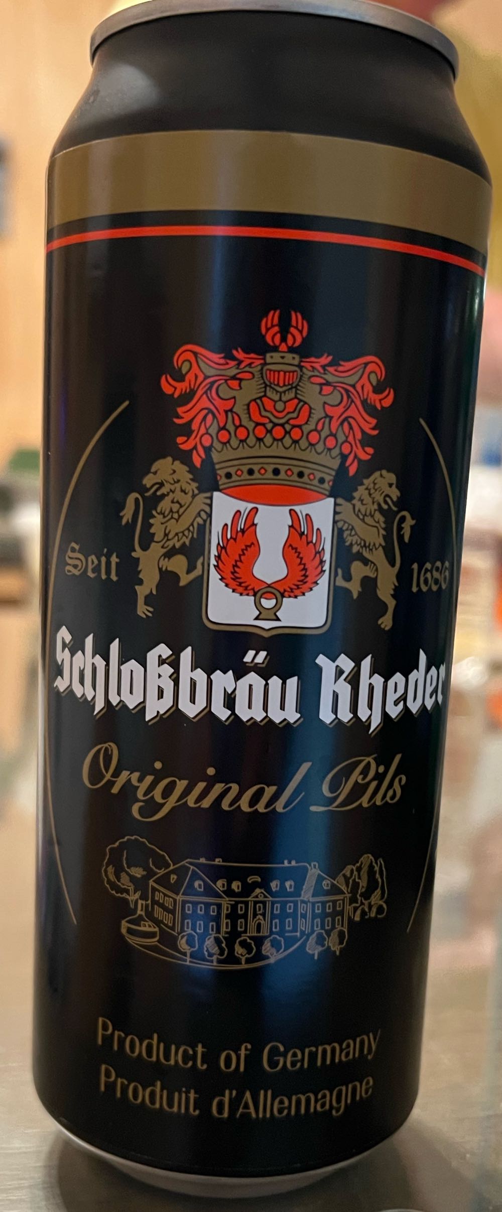 Schlossbrauerei Rheder Original Pils - Schlossbrauerei Rheder, Brakel alcohol collectible - Main Image 2