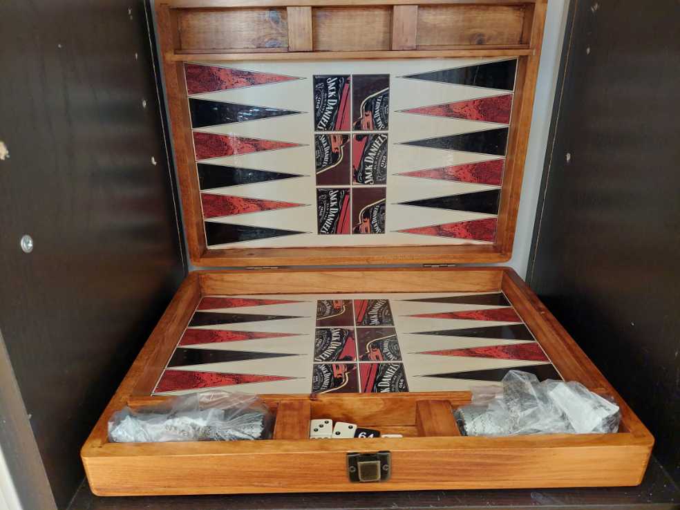 Backgammon Spiel  alcohol collectible - Main Image 2