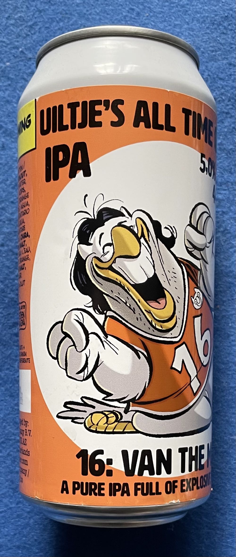 Uiltje’s All Time Oranje Legends - Uiltje Brewing Company (440 mL) alcohol collectible [Barcode 8720254563718] - Main Image 3