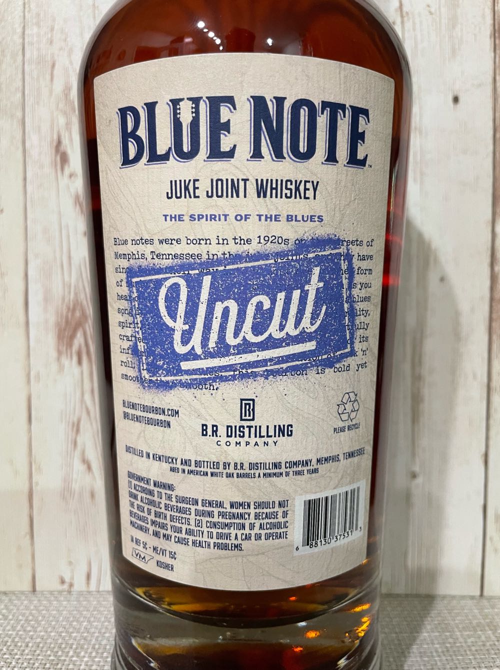 Blue Note Juke Joint Uncut Breaking Bourbon Single Barrel - Green River Distilling Co. (750 mL) alcohol collectible - Main Image 4