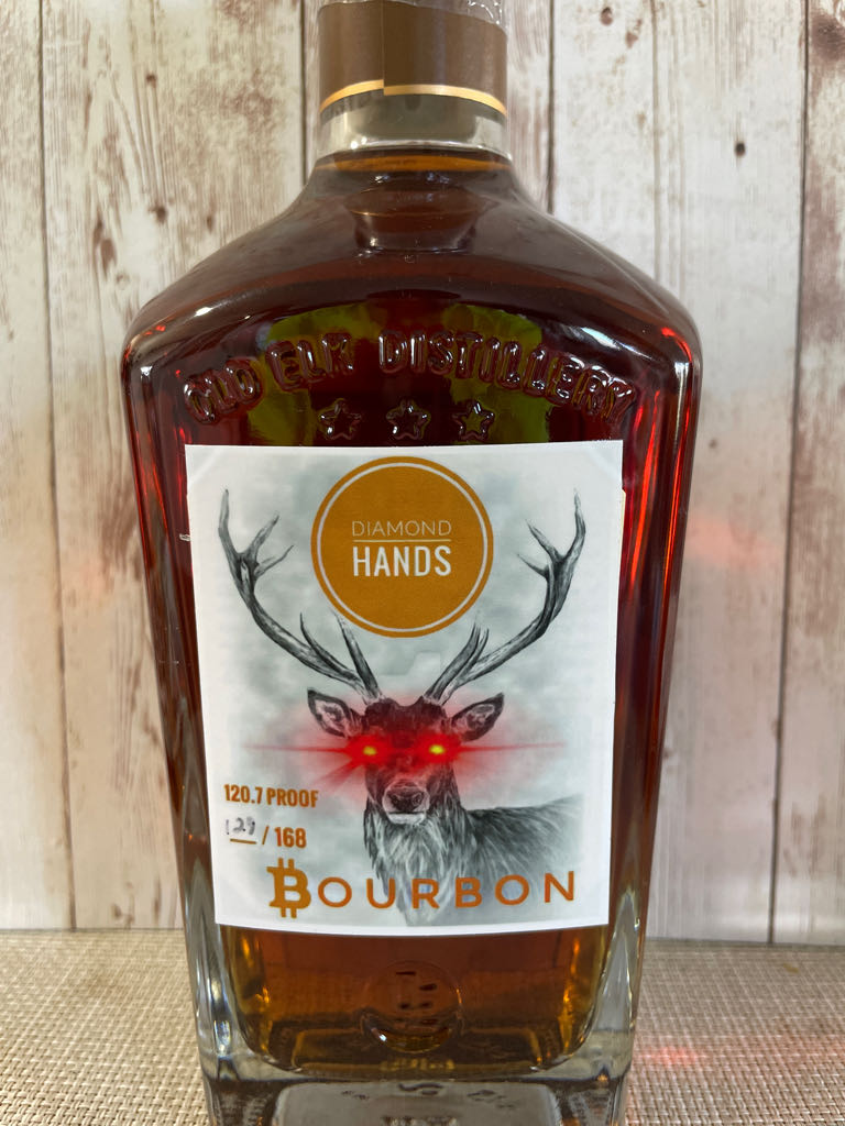 Old Elk “Laser Eyes” Wheated Bourbon Liquor Lineup Store Pick - Old Elk Distillery (750mL) alcohol collectible - Main Image 2