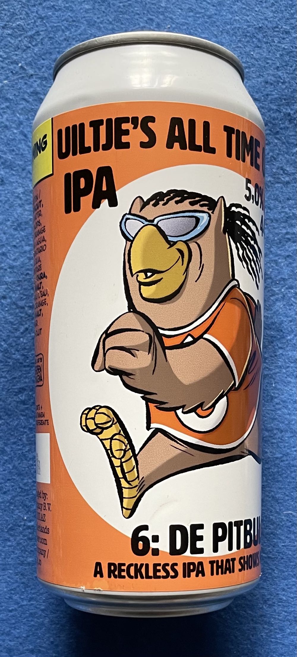 Uiltje’s All Time Oranje Legends - Uiltje Brewing Company (440 mL) alcohol collectible [Barcode 8720254563718] - Main Image 3