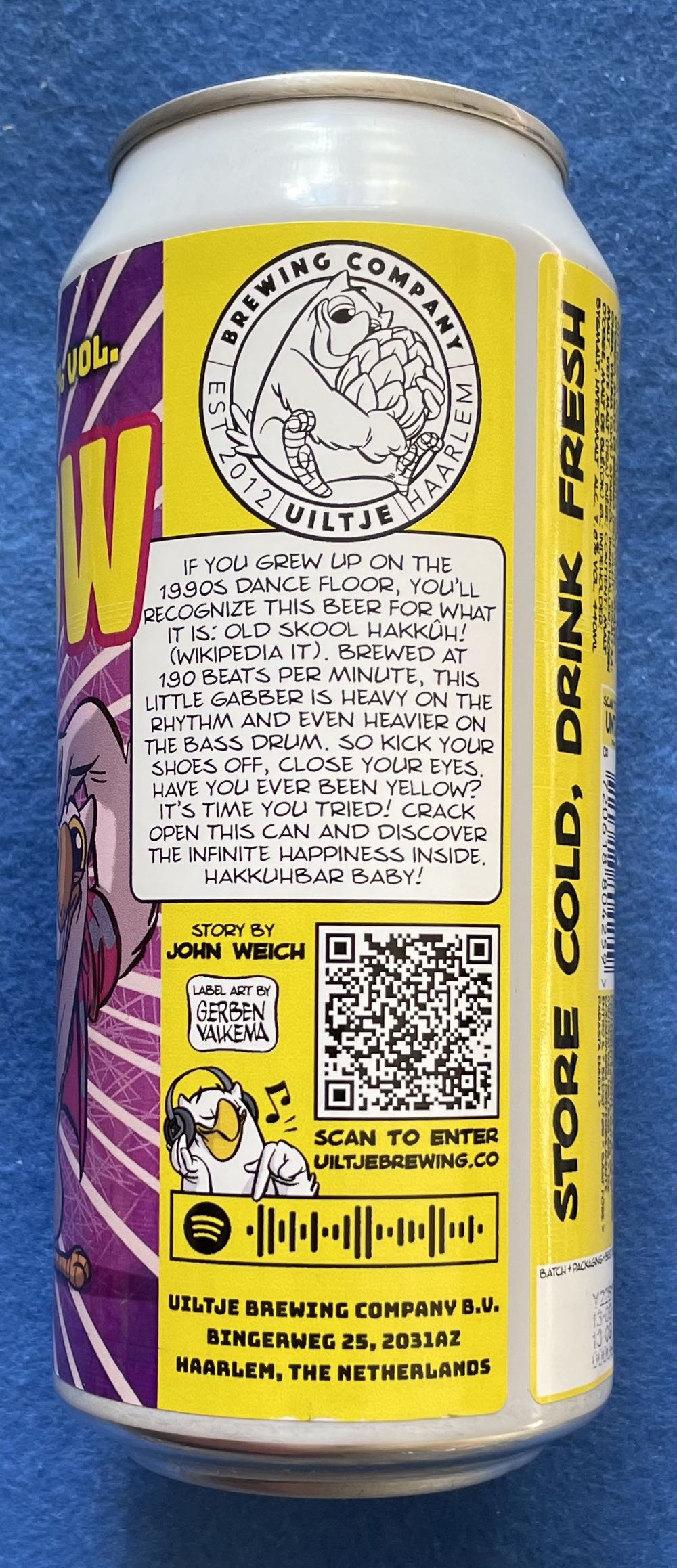 Have You Ever Been Yellow - Uiltje Brewing Company (440 mL) alcohol collectible [Barcode 8720618804259] - Main Image 3