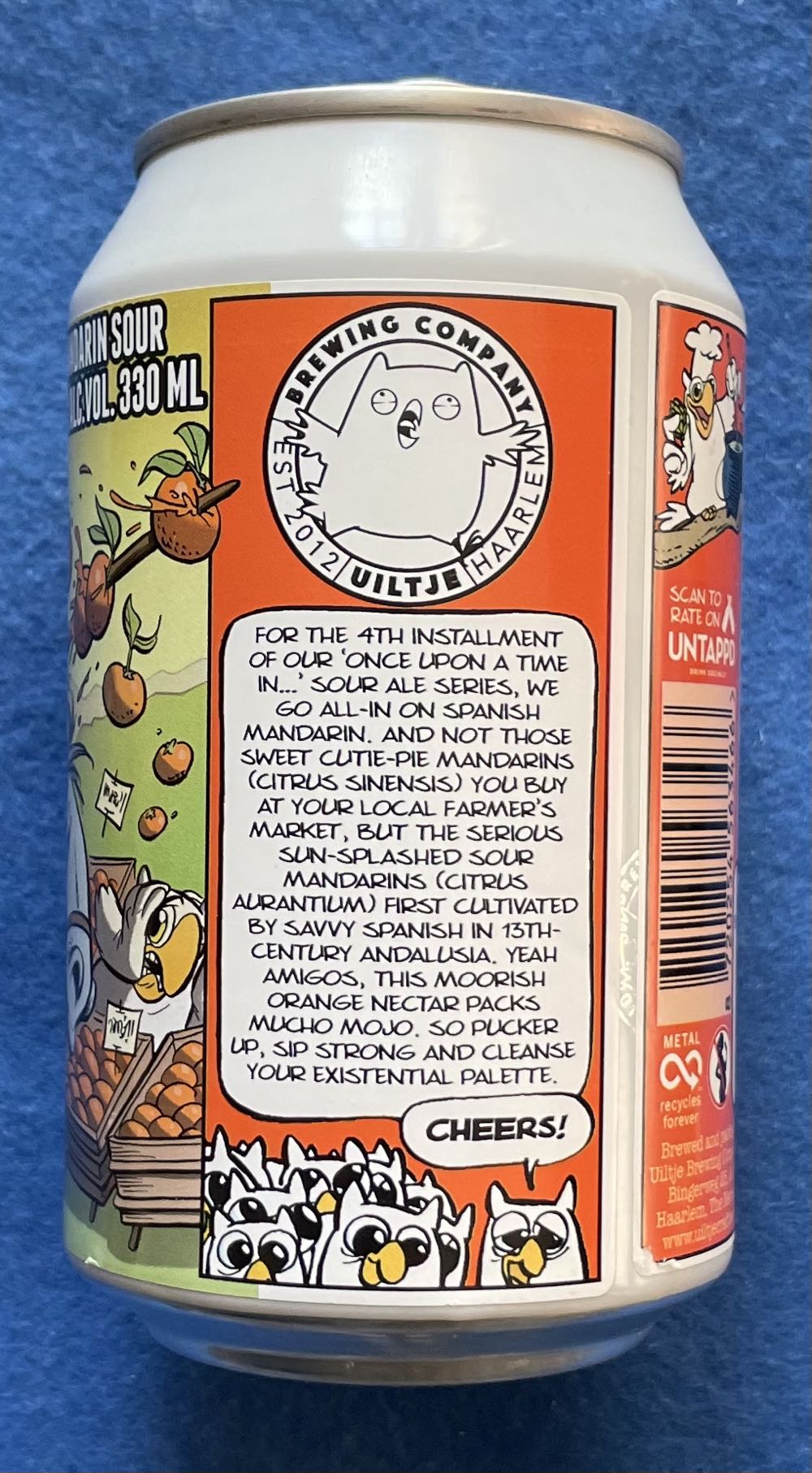 Once Upon A Time In Spain - Uiltje Brewing Company (330 mL) alcohol collectible [Barcode 8720254563466] - Main Image 3