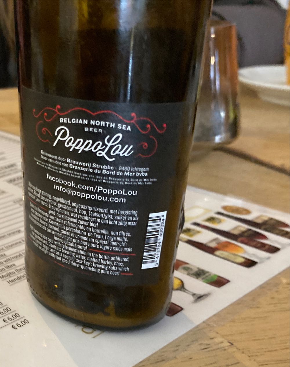 Poppolou Blond 33 Cl Fles Bieren Thysshop  alcohol collectible [Barcode 5413784400334] - Main Image 2