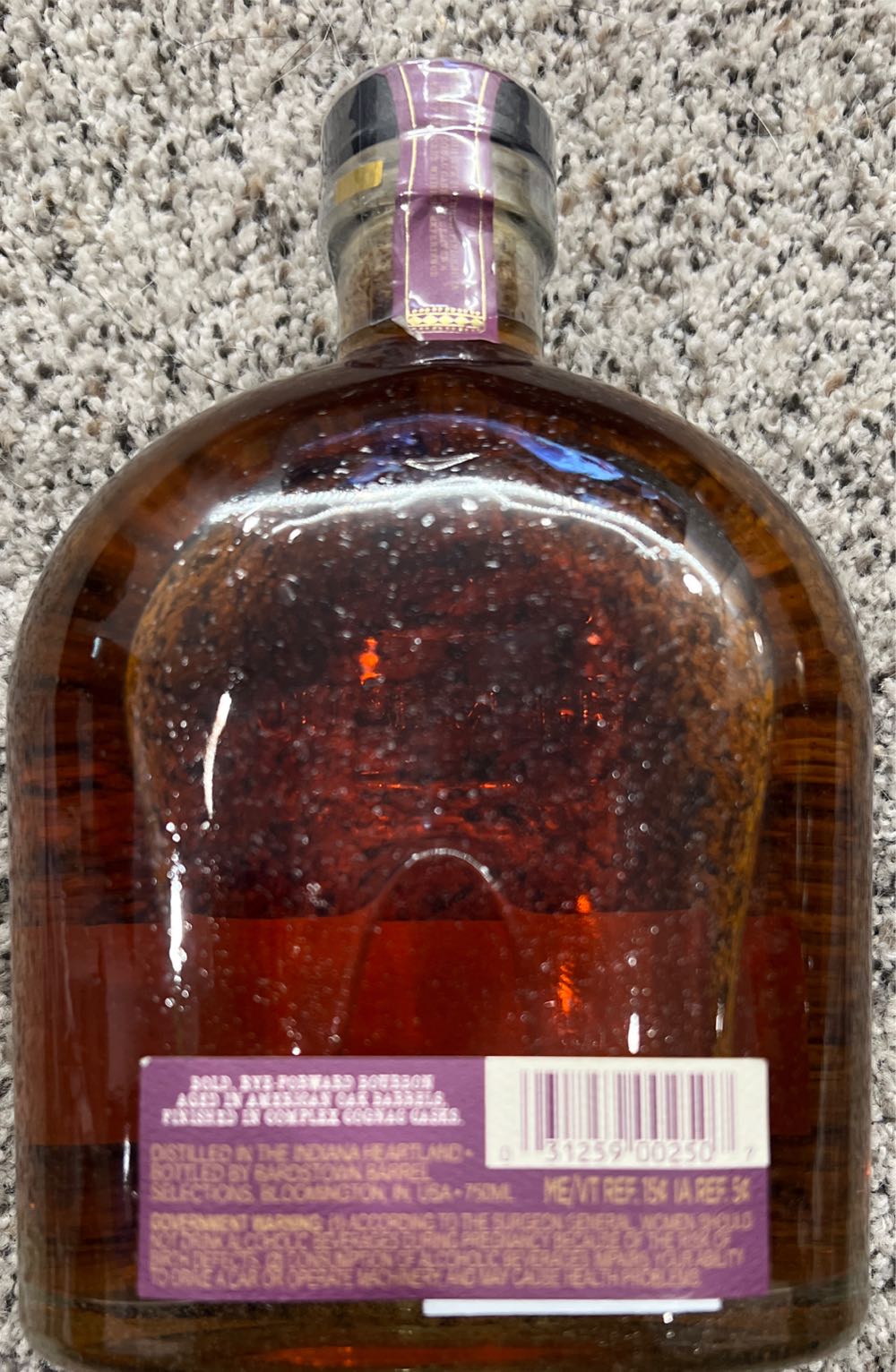 Redemption Cognac Cask Finish Bourbon Whiskey 750ml - Bardstown Barrel Selections (750 mL) alcohol collectible [Barcode 031259002507] - Main Image 2
