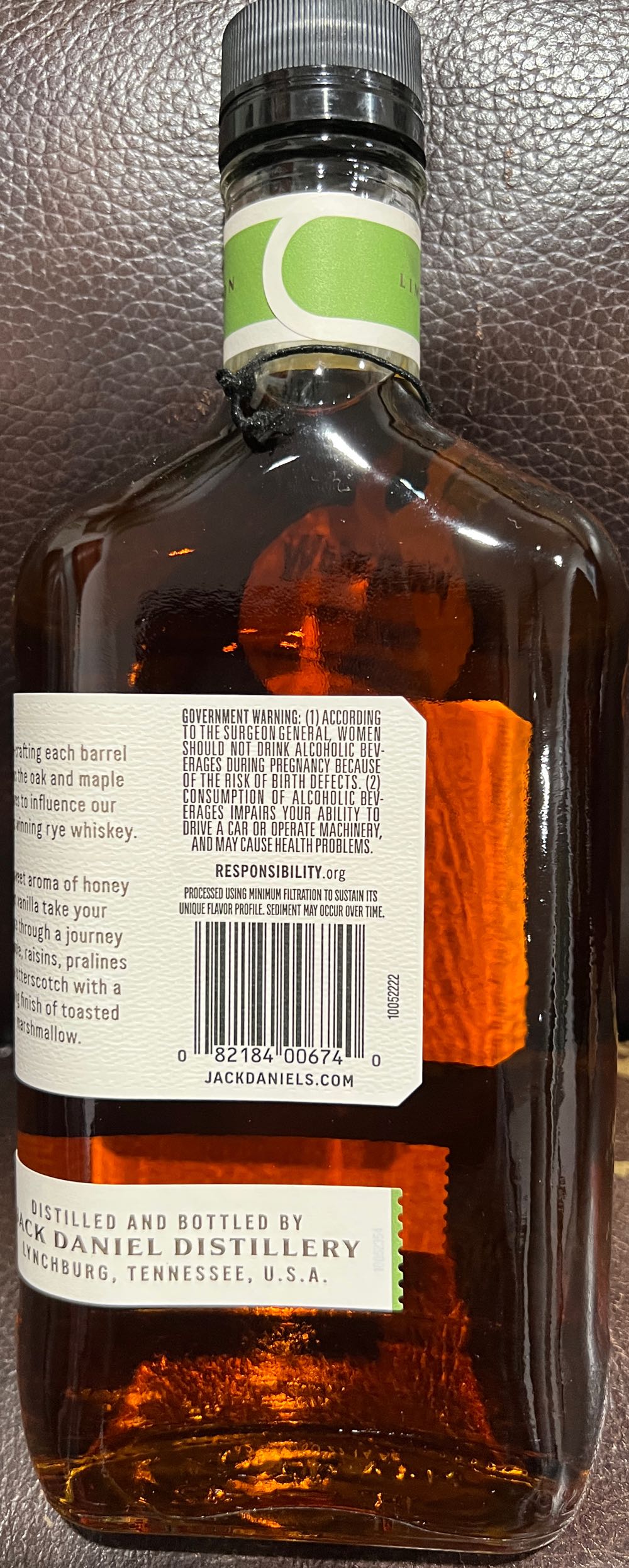 Tennessee Distillery Series #8 (Signed) - Jack Daniel Distillery (375 mL) alcohol collectible [Barcode 082184006740] - Main Image 2