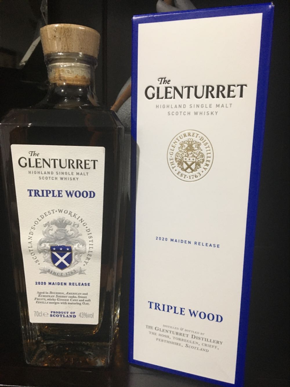 Glenturret Triple Wood 70cl  (700 mL) alcohol collectible [Barcode 5060768210061] - Main Image 2