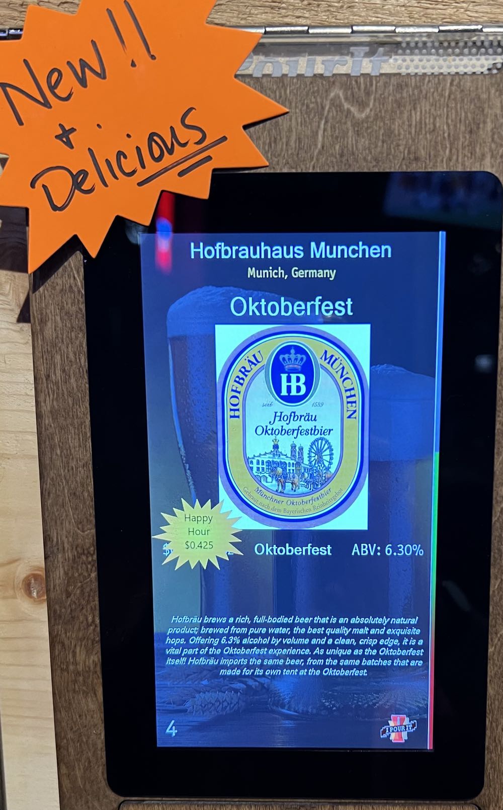 Hofbrau Munchen Oktoberfest - Hofbrau Munchen Brewery alcohol collectible - Main Image 2