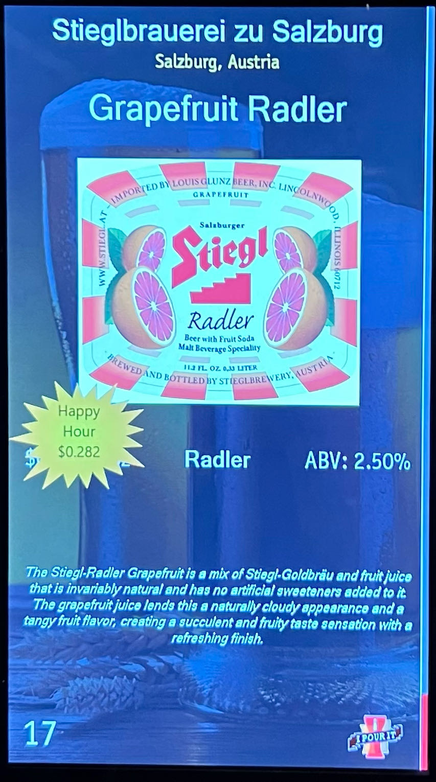 Stiegl Grapefruit Radler - Stiegl Brewery, Salzburg alcohol collectible - Main Image 2