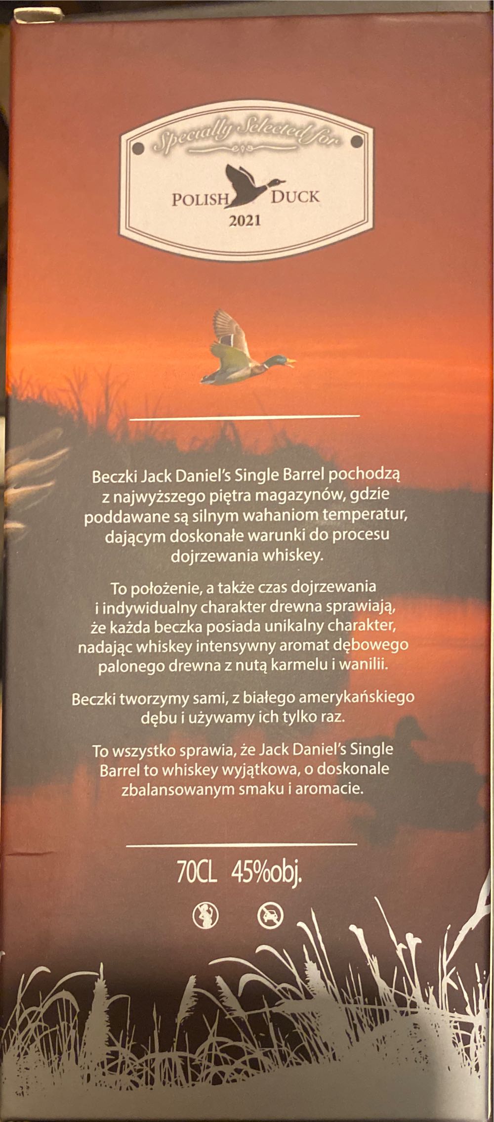 Polish Duck 2021 - Jack Daniel’s (700 mL) alcohol collectible [Barcode 5099873088654] - Main Image 2