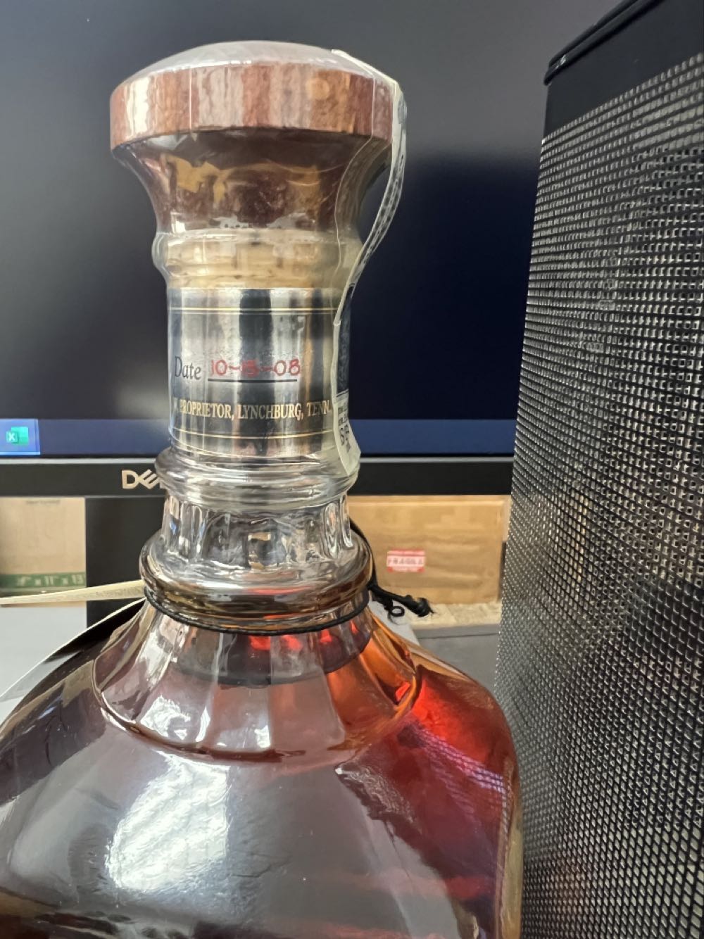 Single Barrel Black Metal Tin 2008 - Jack Daniel’s Distillery, Lynchburg, TN (700 mL) alcohol collectible - Main Image 3