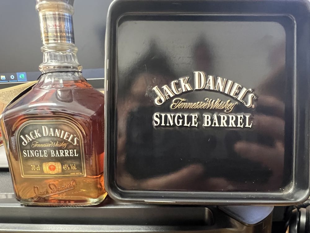 Single Barrel Black Metal Tin 2008 - Jack Daniel’s Distillery, Lynchburg, TN (700 mL) alcohol collectible - Main Image 4