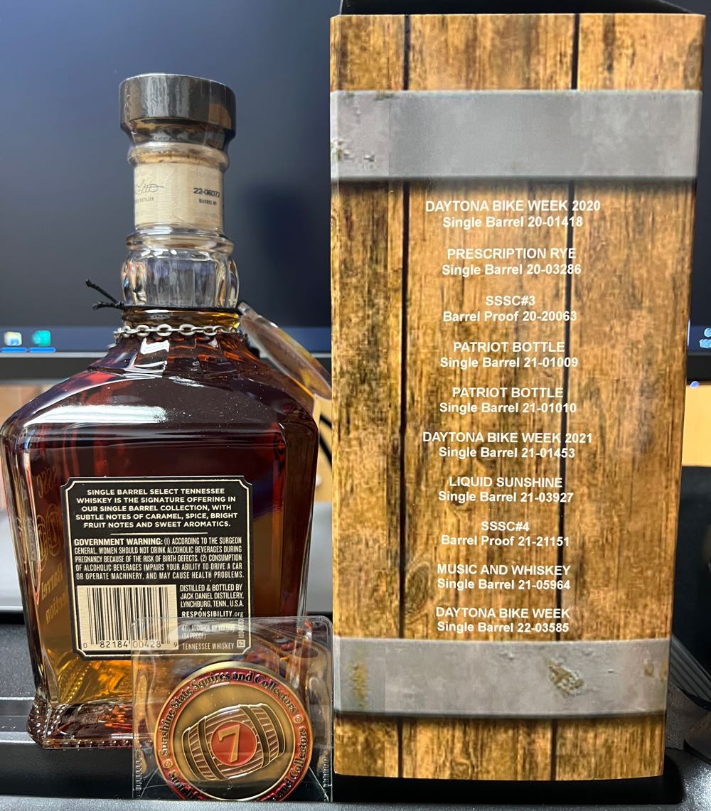 SSSC Barrel #21 - Jack Daniel’s Distillery, Lynchburg, TN (750 mL) alcohol collectible - Main Image 3
