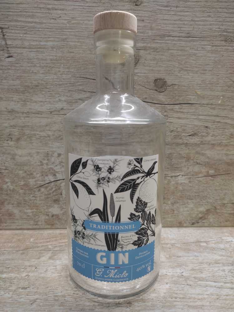 Gilbert Miclo Gin Traditionnel | Edelrausch.de  alcohol collectible [Barcode 3357010031096] - Main Image 2