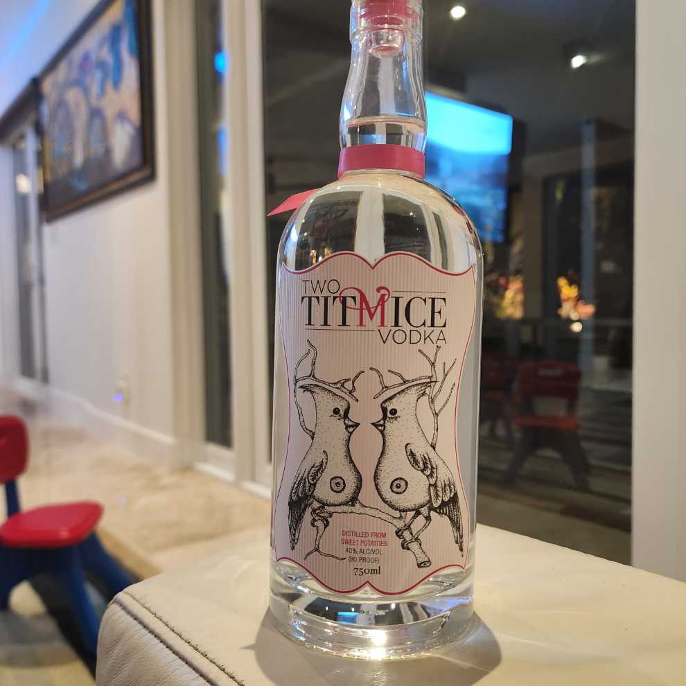 Two Titmice Vodka  (750 mL) alcohol collectible [Barcode 866283000416] - Main Image 2
