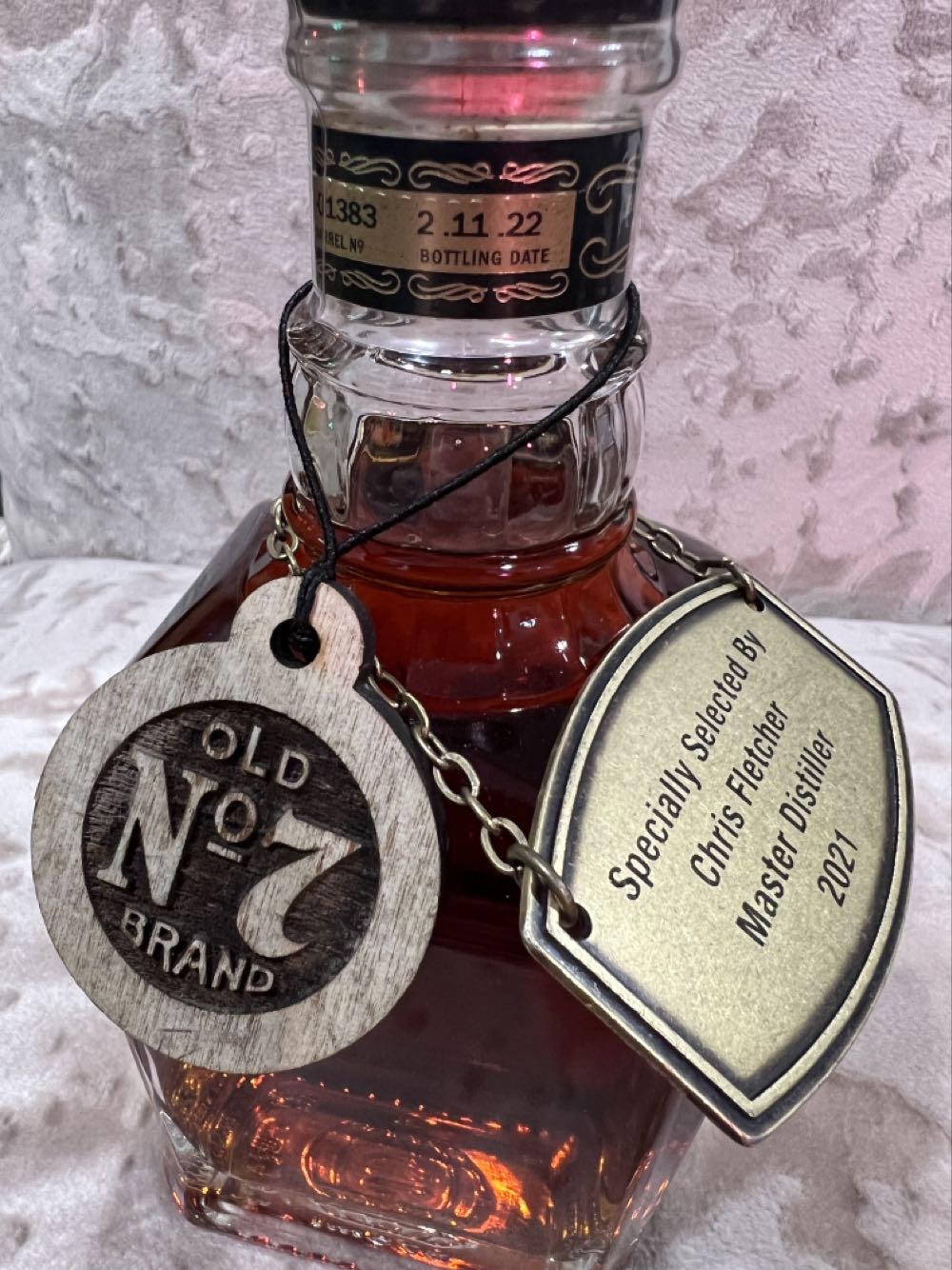 Single Barrel Gold By Chris Fletcher Master Distiller 2021 - Jack Daniel’s Distillery, Lynchburg, TN (375 mL) alcohol collectible - Main Image 3