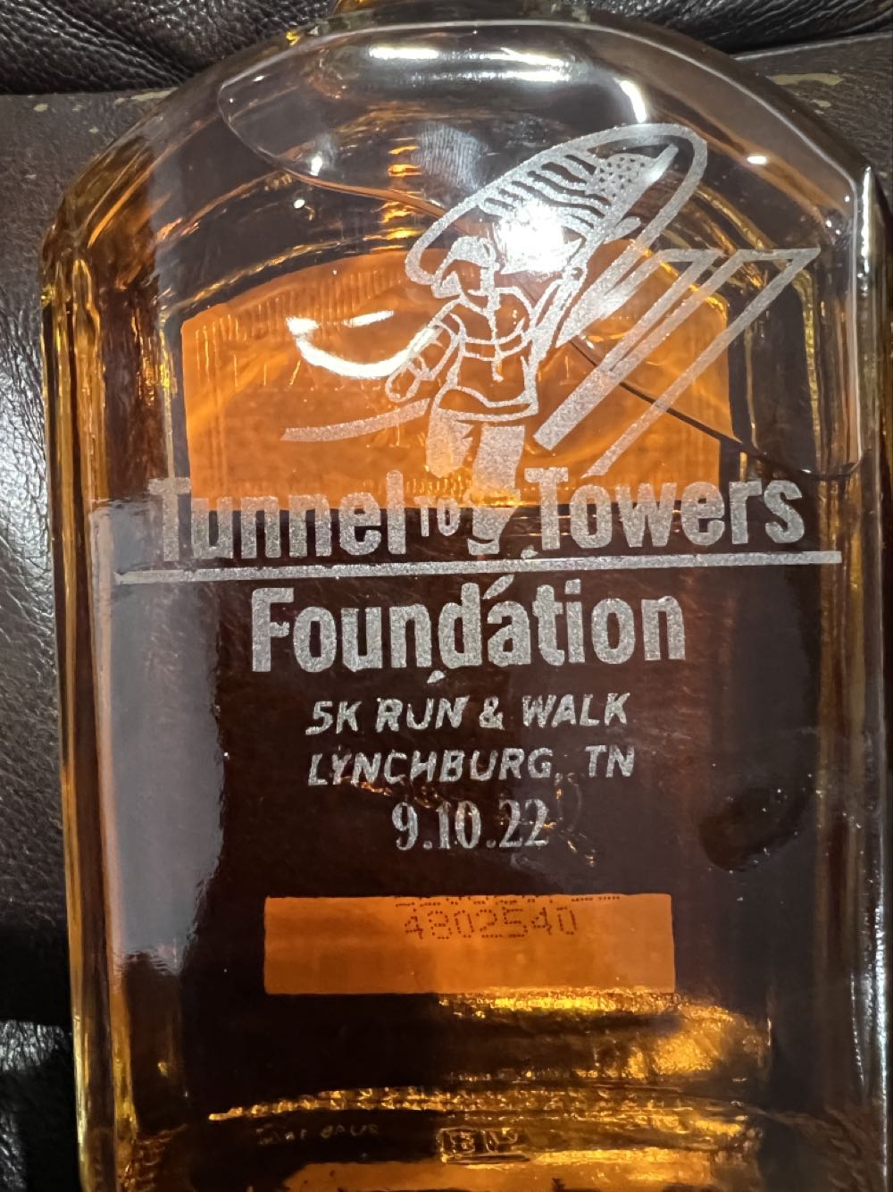 GJ Tunnel To Towers Fondation  - Jack Daniel’s Distillery, Lynchburg, TN (750 mL) alcohol collectible - Main Image 2