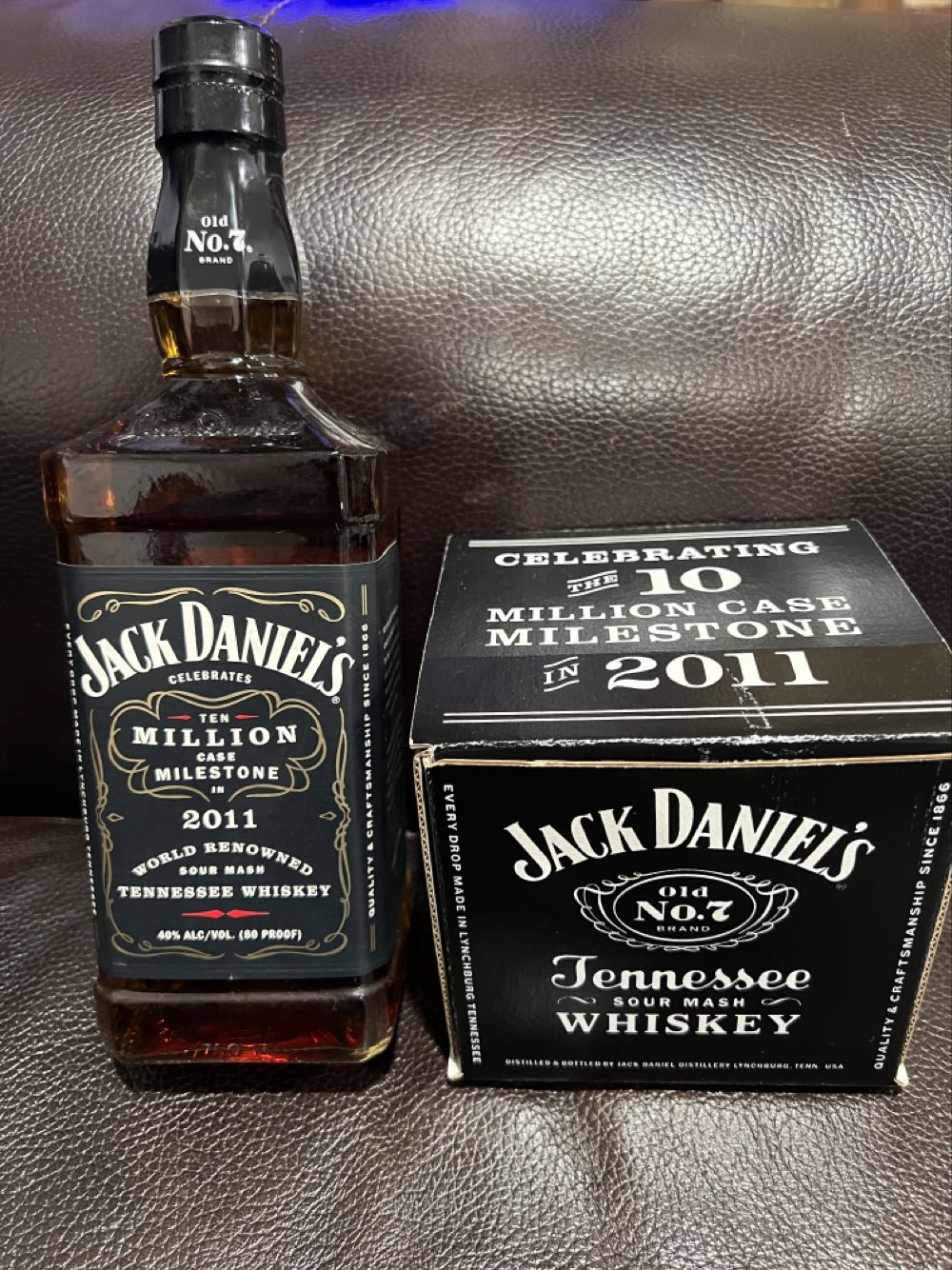 10 Million Case Milestone With Key Chain - Jack Daniel’s Distillery, Lynchburg, TN (750 mL) alcohol collectible - Main Image 2