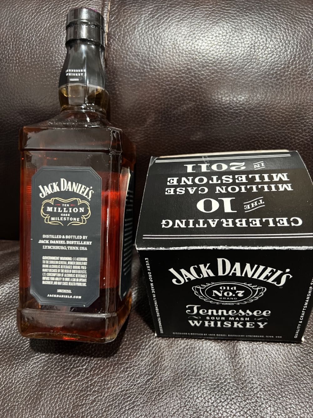 10 Million Case Milestone With Key Chain - Jack Daniel’s Distillery, Lynchburg, TN (750 mL) alcohol collectible - Main Image 4