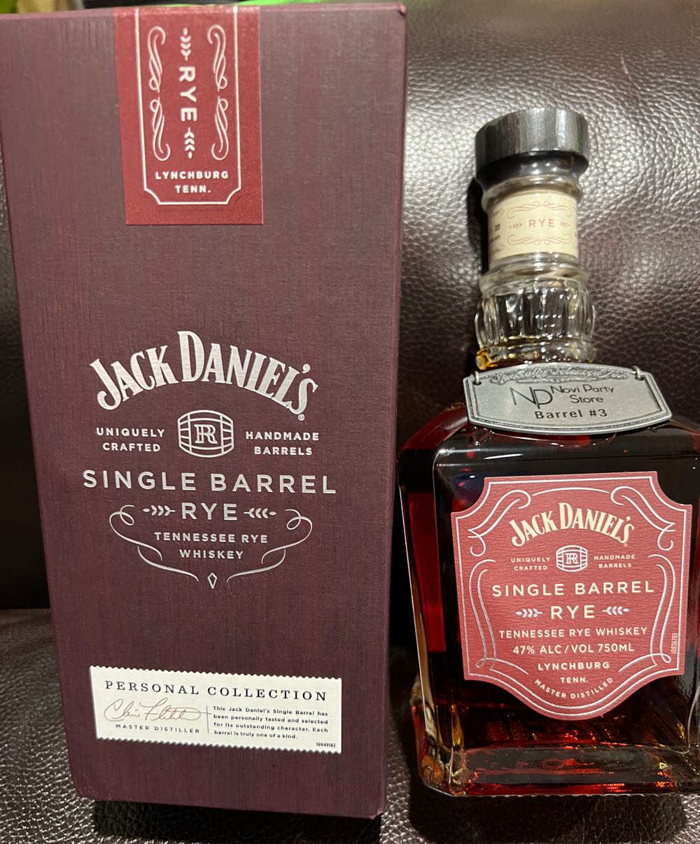 NP Novi Party Store Barrel#3 Goose’s JD Moon Pie Rye 3-7-22 - Jack Daniel’s Distillery, Lynchburg, TN (750 mL) alcohol collectible - Main Image 2
