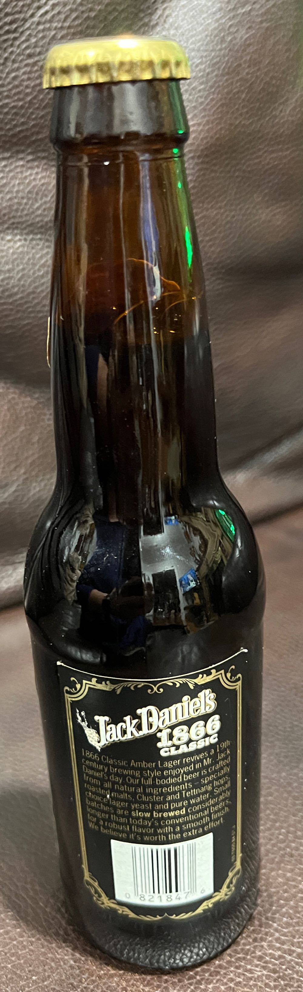 JD Beer Amber Lager - Jack Daniel’s Distillery, Lynchburg, TN (355 mL) alcohol collectible - Main Image 2