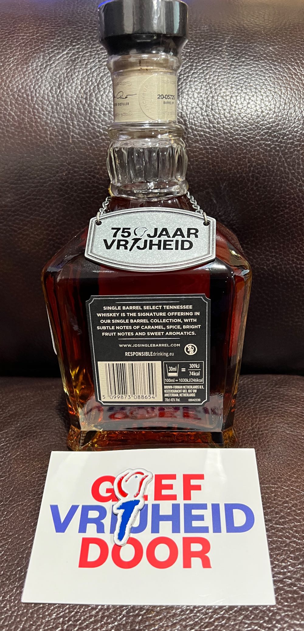 75 Jaar Veijheid  - Jack Daniel’s Distillery, Lynchburg, TN (700 mL) alcohol collectible - Main Image 3