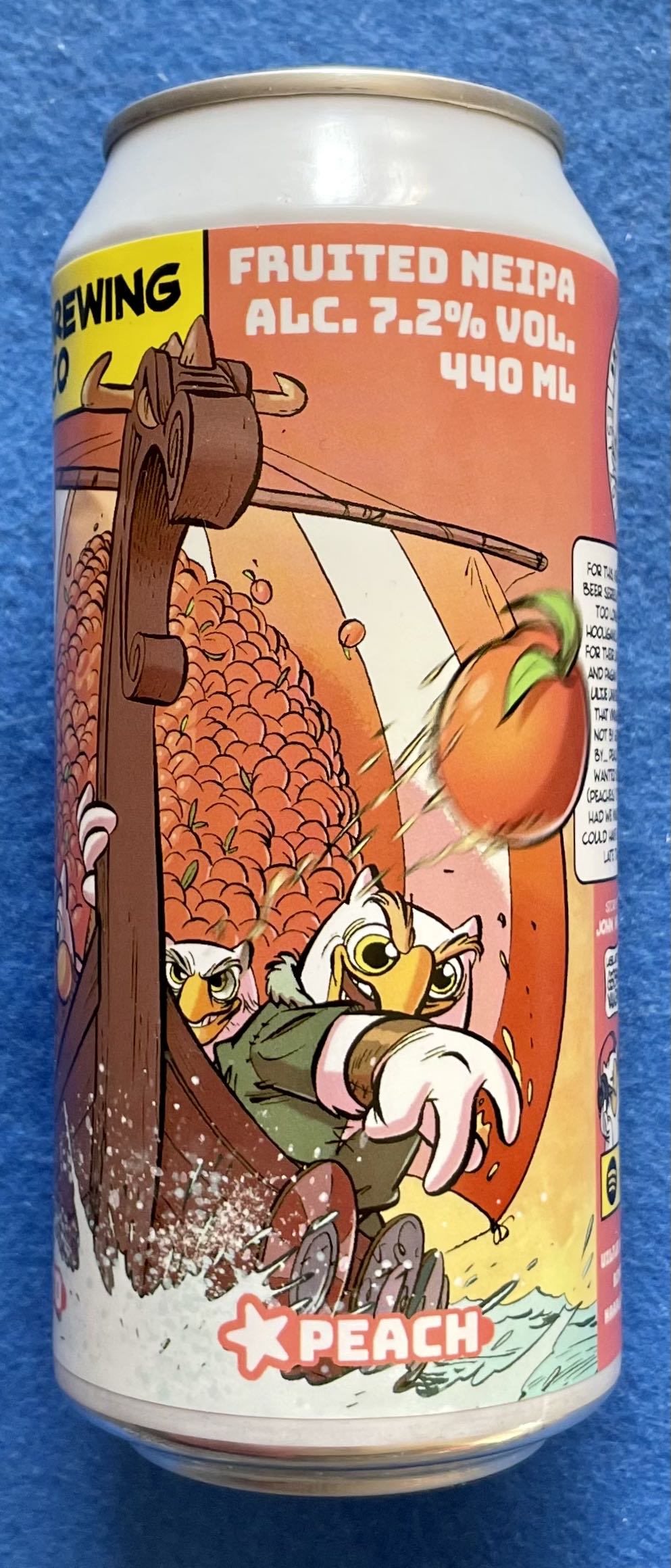 Fersken Vikings - Uiltje Brewing Company (440 mL) alcohol collectible [Barcode 8720618804877] - Main Image 2