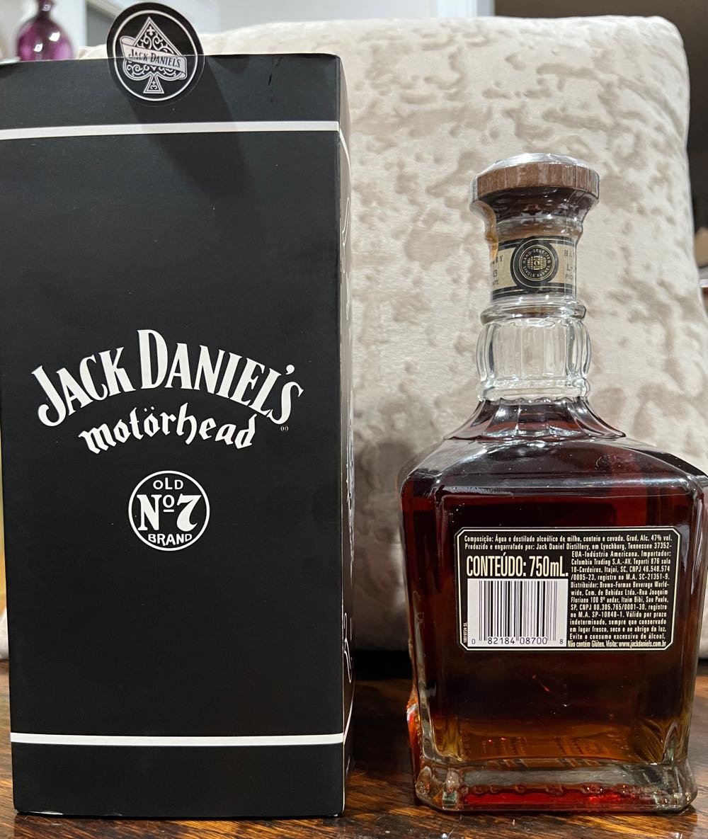 Motorhead Lives Here Brazil - Jack Daniel’s Distillery, Lynchburg, TN (750 mL) alcohol collectible - Main Image 2