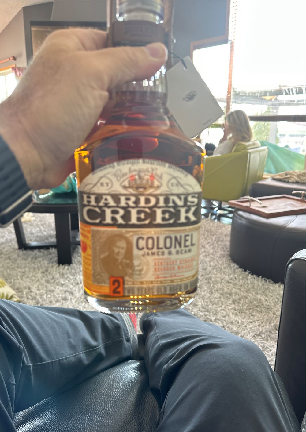 Hardin’s Creek Colonel James B. Beam Whiskey - Jim B.Beam Distilling Co. (750 mL) alcohol collectible [Barcode 080686202035] - Main Image 2