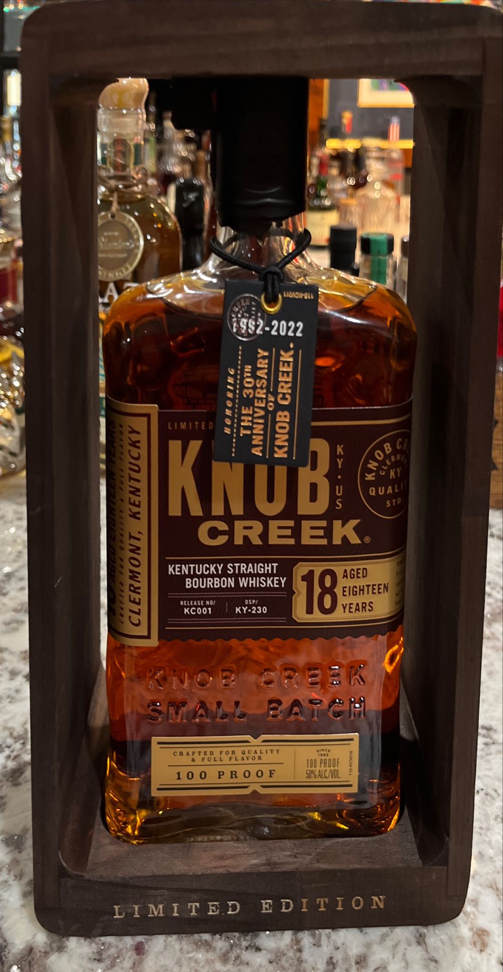 Knob Creek 18 Year - James B. Beam Distilling Co. (750 mL) alcohol collectible [Barcode 080686035084] - Main Image 3
