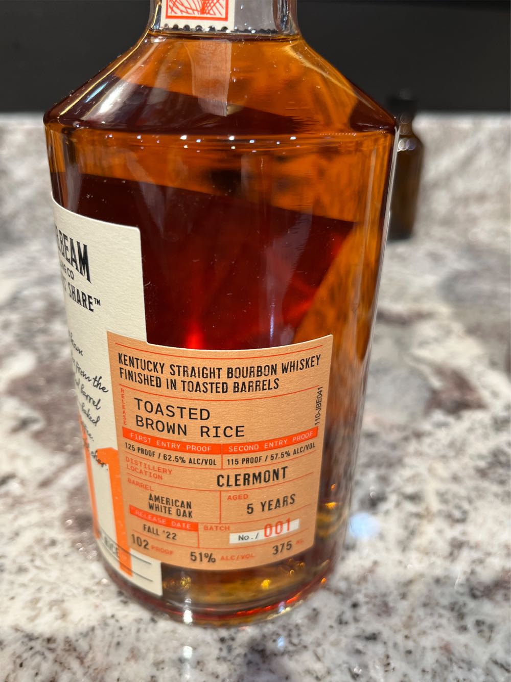 Jim Beam Distillers’ Share 01 - Jim B.Beam Distilling Co. (375 mL) alcohol collectible [Barcode 080686027935] - Main Image 3