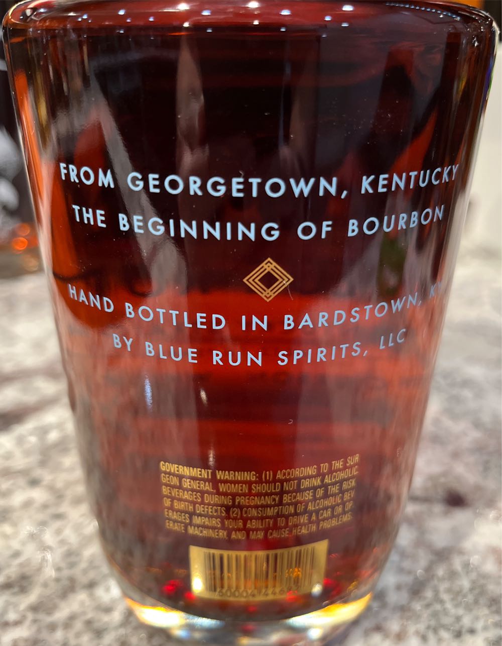 Blue Run 14 Year Old - Blue Run Spirits (750 mL) alcohol collectible [Barcode 860004446828] - Main Image 2