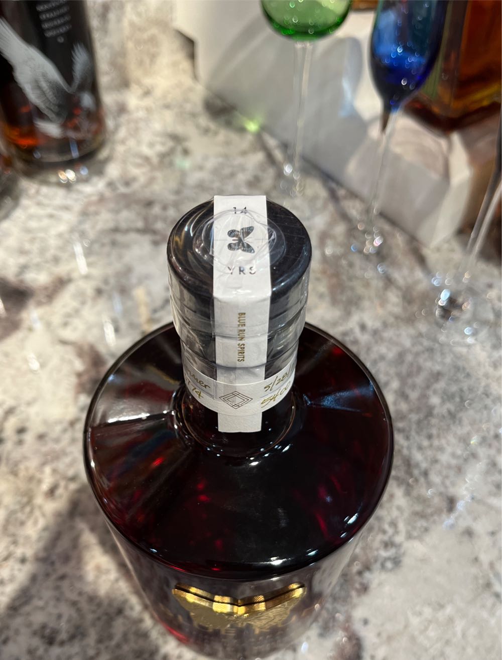 Blue Run 14 Year Old - Blue Run Spirits (750 mL) alcohol collectible [Barcode 860004446828] - Main Image 3