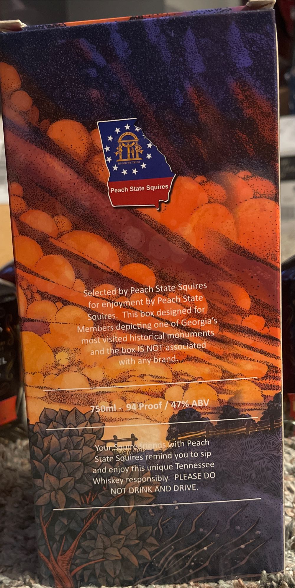 Peach State Squires Barrel Pick #3 - Jack Daniel’s (750 mL) alcohol collectible - Main Image 4