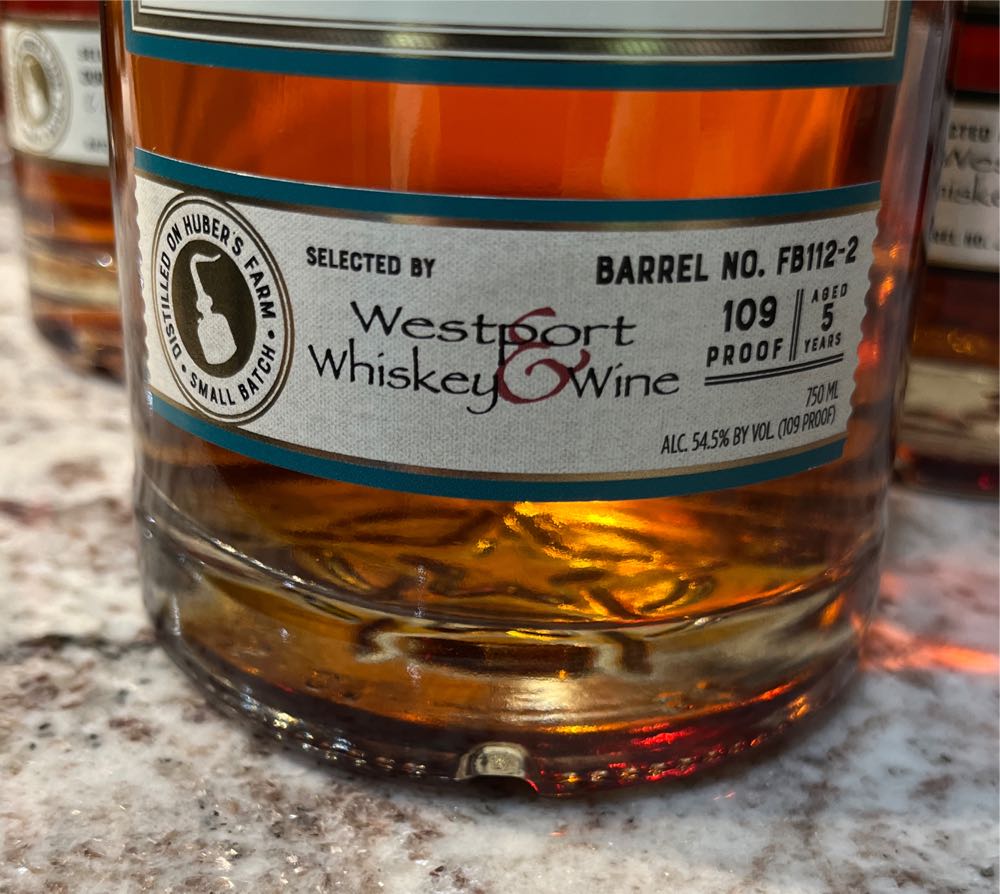 Hubers’ Rye Single Barrel - Starlight Distillery (750 mL) alcohol collectible [Barcode 643390965216] - Main Image 2