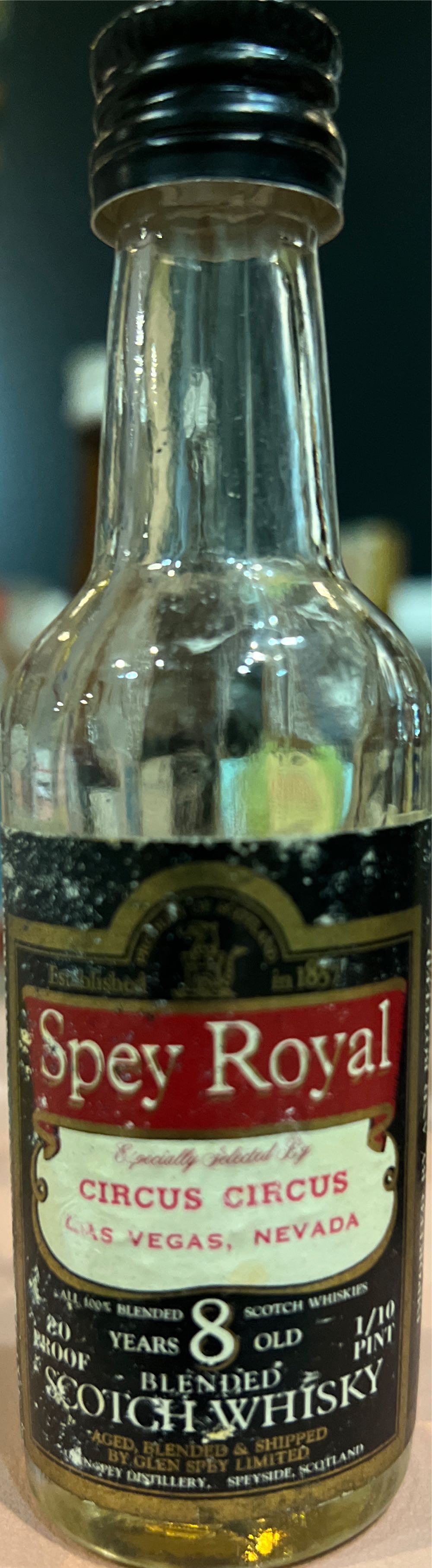 Spey Royal Imp CINZANO - Glen Spey Distillery alcohol collectible - Main Image 3