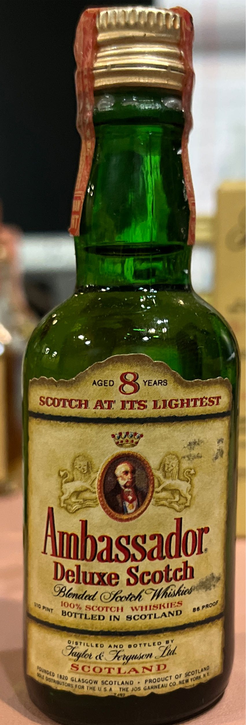 Ambassador Deluxe Scotch  alcohol collectible - Main Image 2