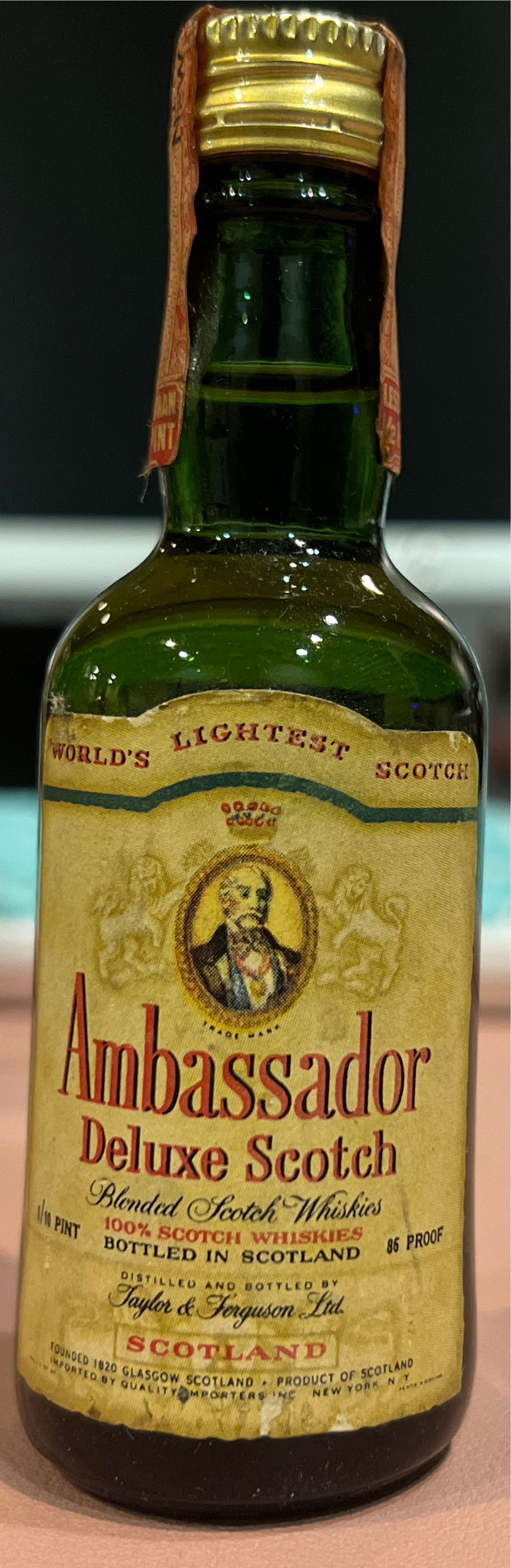 Ambassador Deluxe Scotch  alcohol collectible - Main Image 3