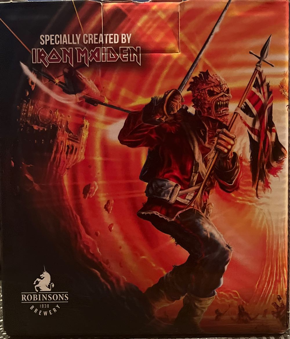 Iron Maiden Trooper Fear Of The Dark Gift Tin ... - Robinsons Brewery alcohol collectible [Barcode 810010580221] - Main Image 2