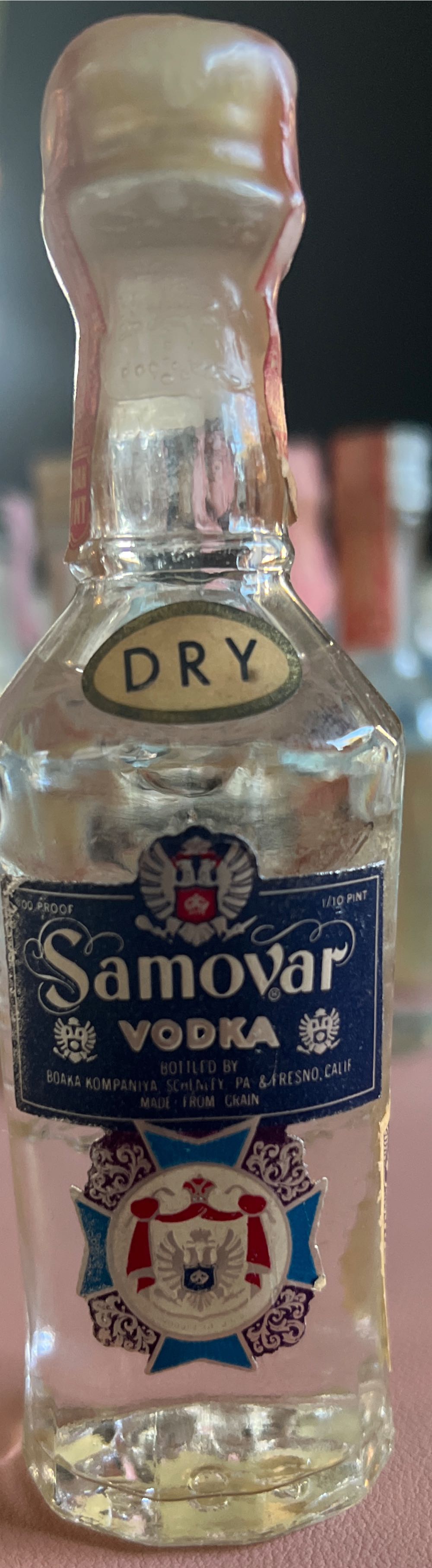 Samovar Vodka  alcohol collectible - Main Image 3